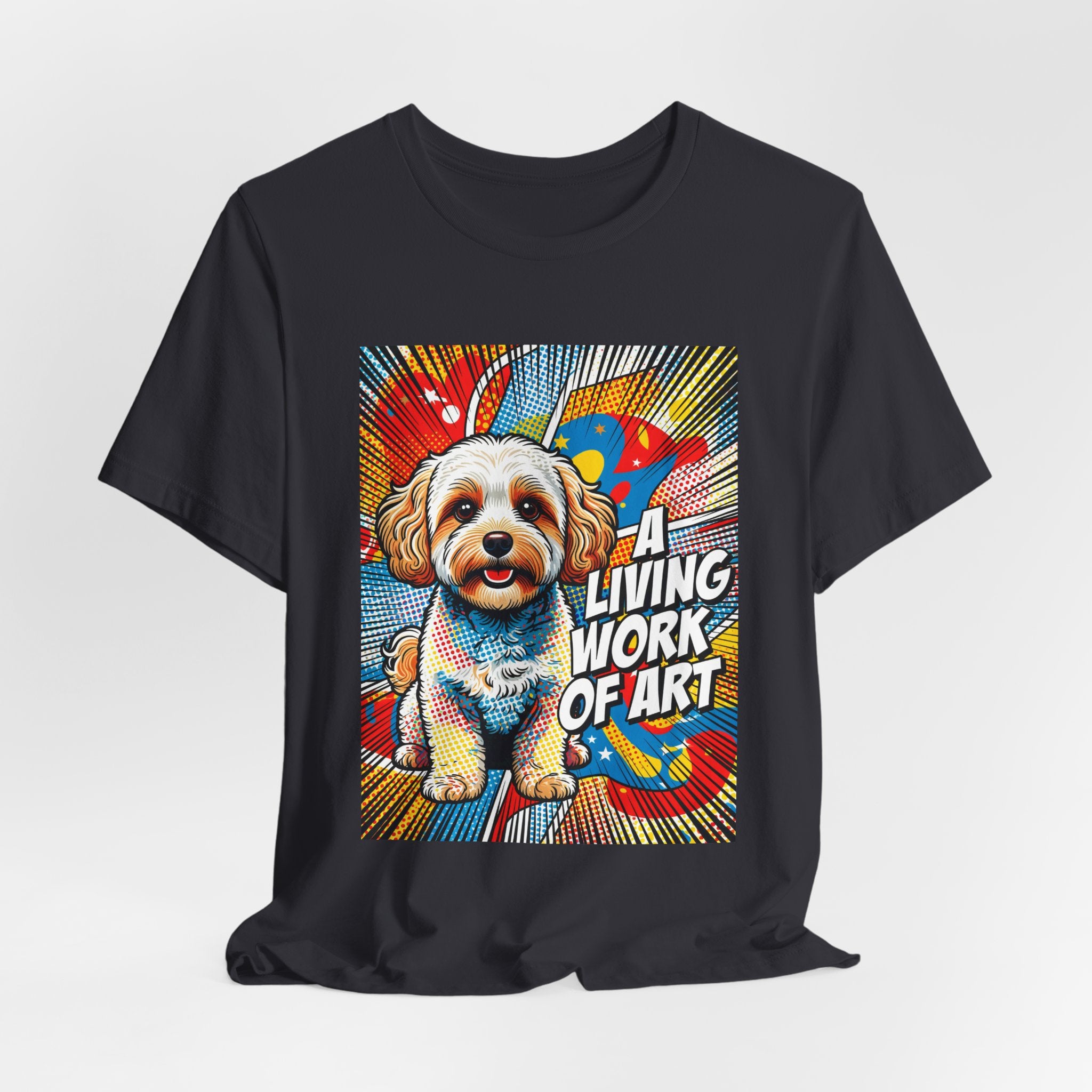 Maltipoo T Shirt | Living Work of Art Collection | Pop Art