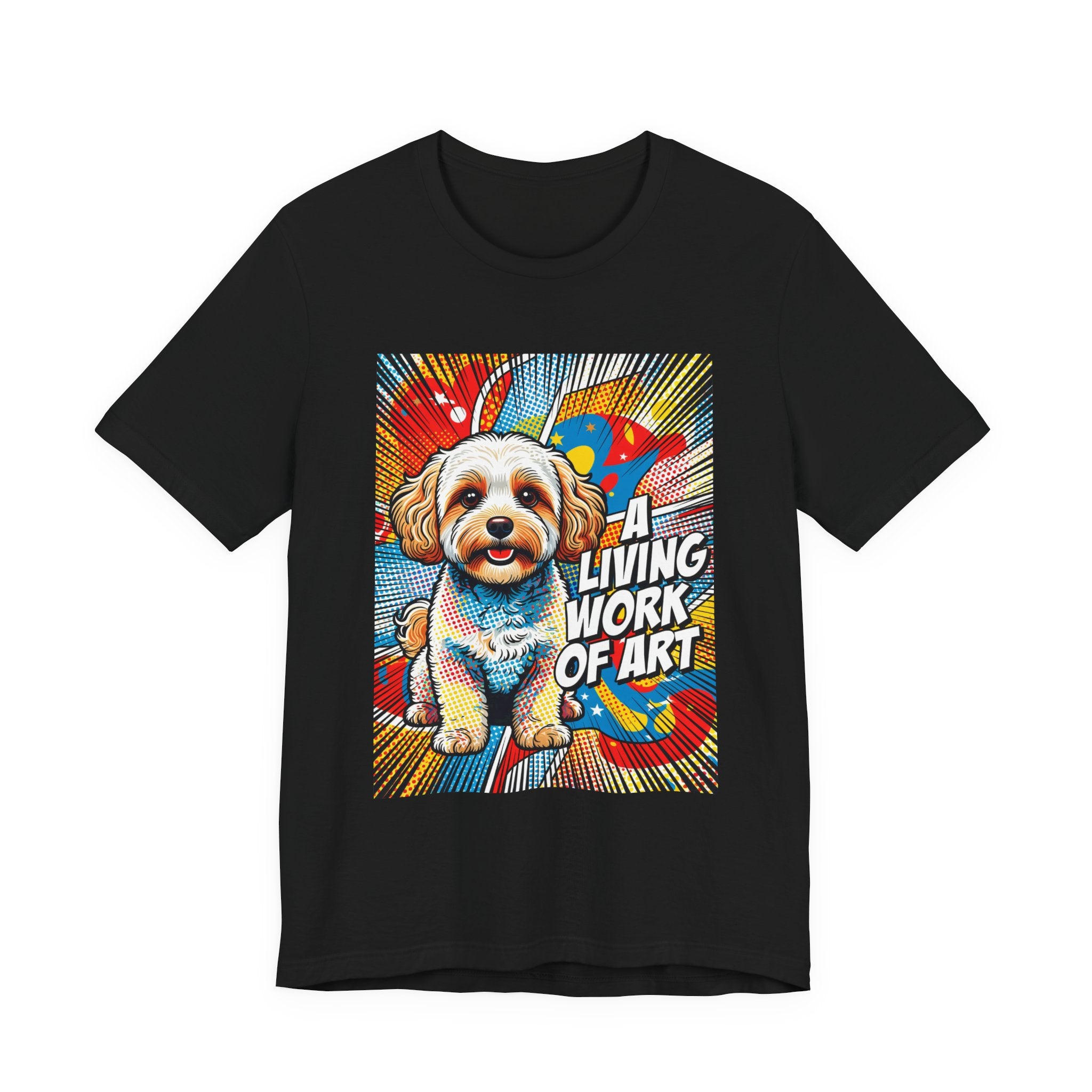 Maltipoo T Shirt | Living Work of Art Collection | Pop Art