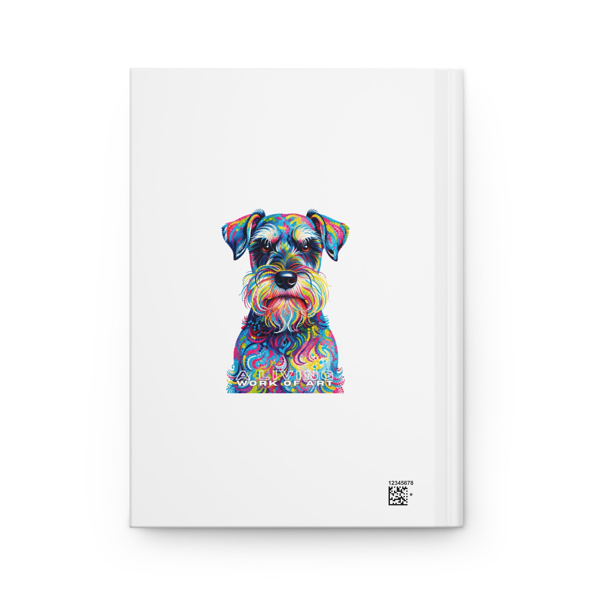 Schnauzer Notebook | Living Work of Art Collection | Pointillism Style