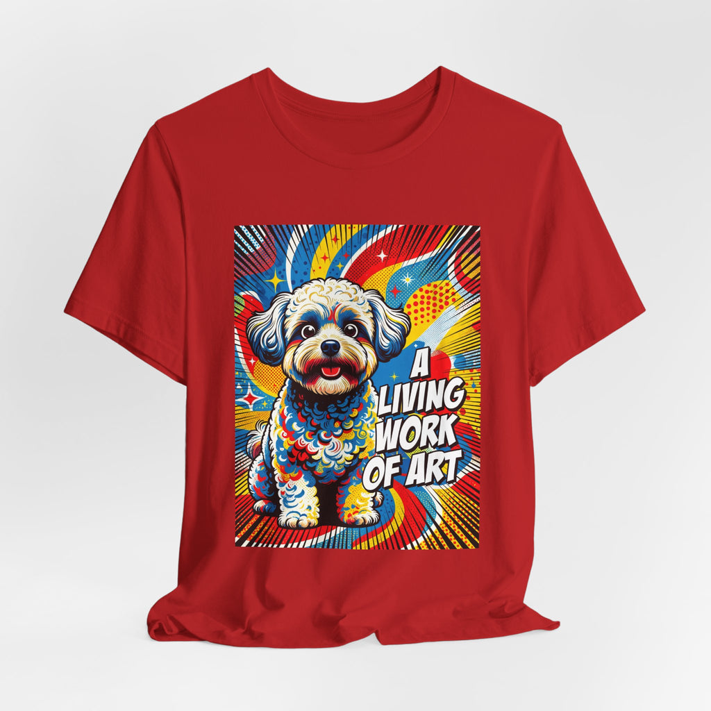 Shih-Poo T Shirt | Living Work of Art Collection | Pop Art