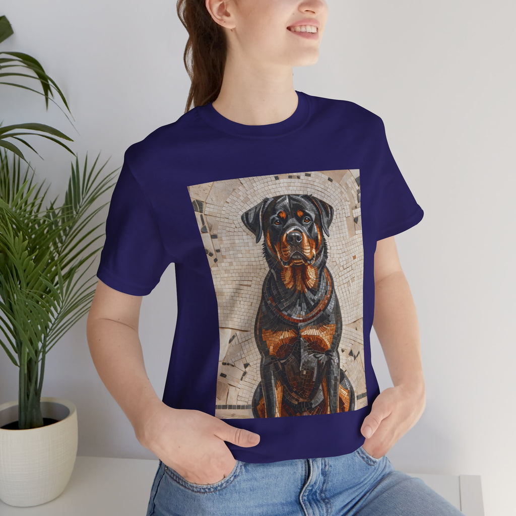 Rottweiler T Shirt | Living Work of Art Collection | Mosaic Style
