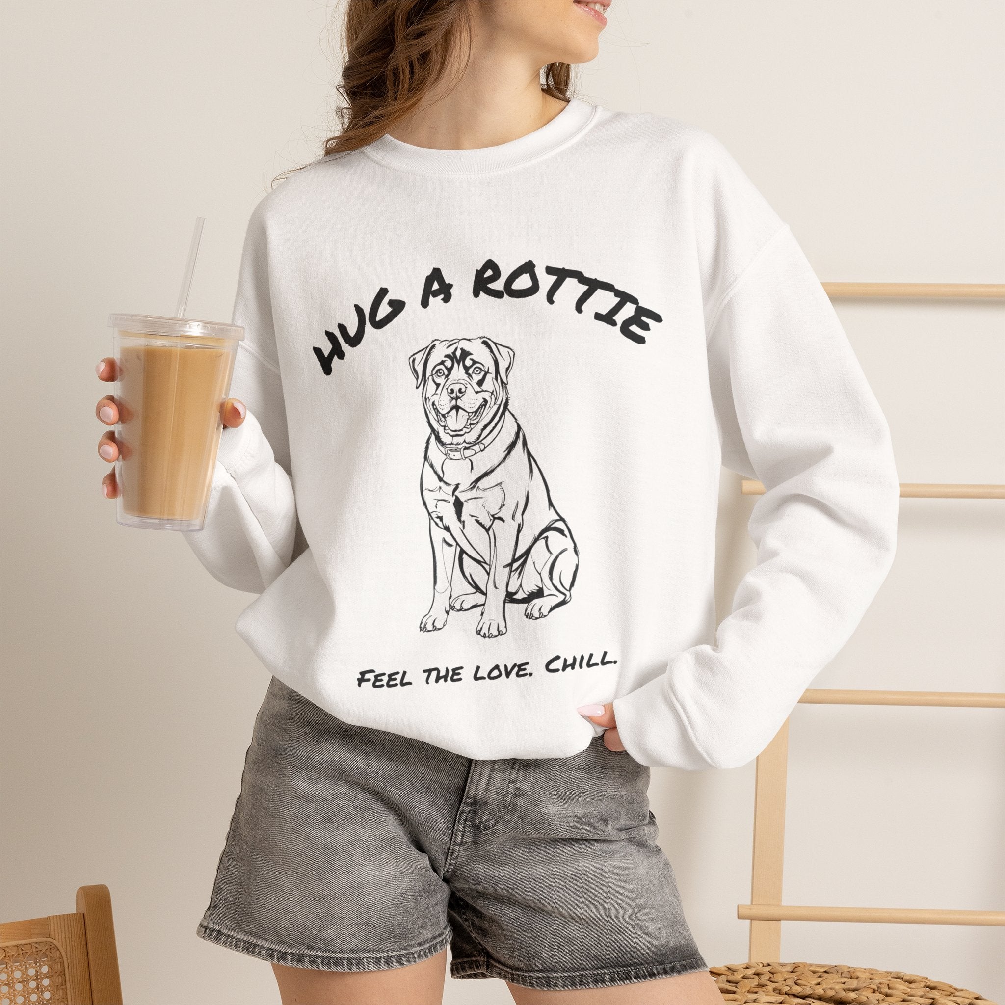 Rottweiler Sweatshirt | Hug A Rottie
