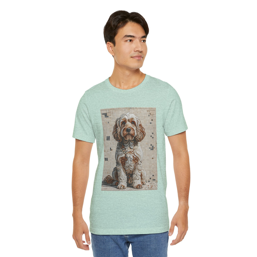 Cockapoo T Shirt | Living Work of Art Collection | Mosaic Style
