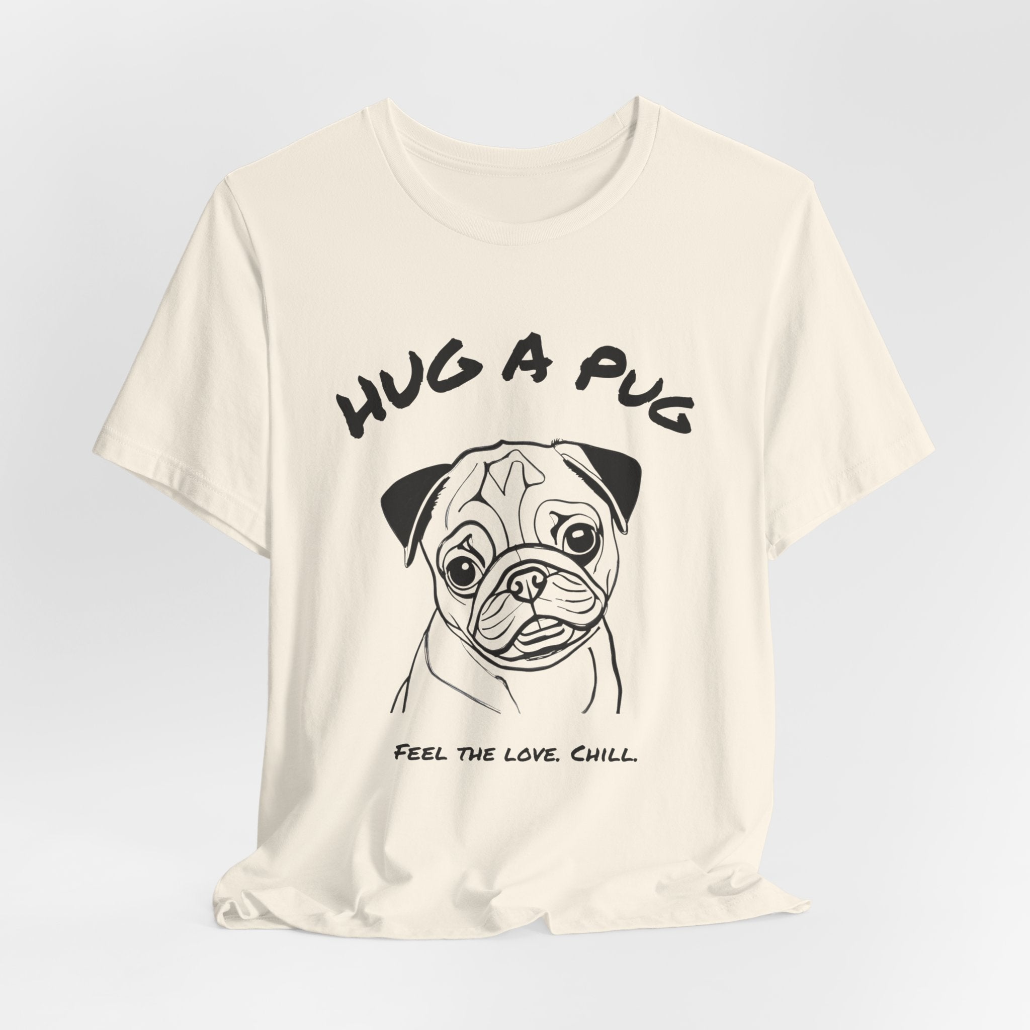 Pug T Shirt | Hug a Pug