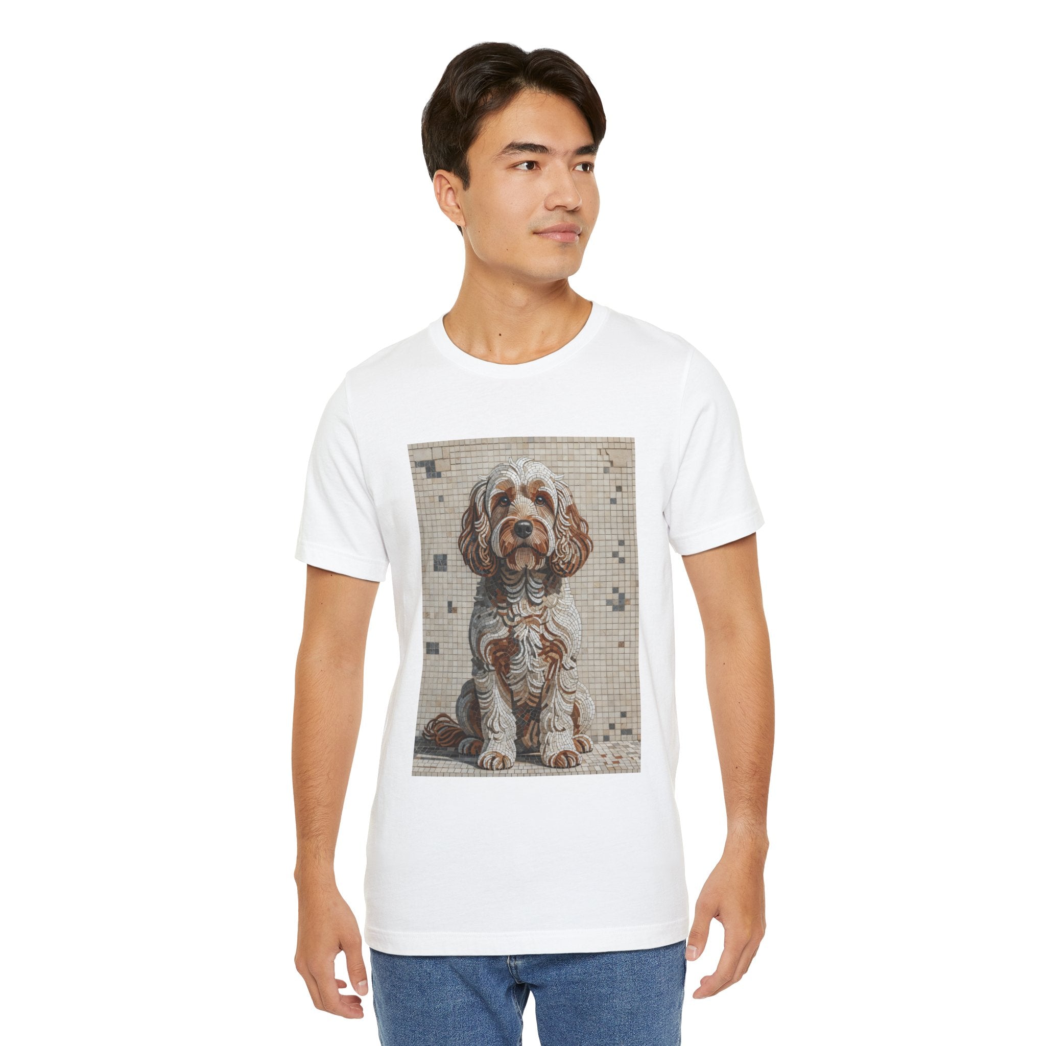 Cockapoo T Shirt | Living Work of Art Collection | Mosaic Style