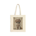 Cavapoo Tote Bag | Living Work of Art Collection | Mosaic Style