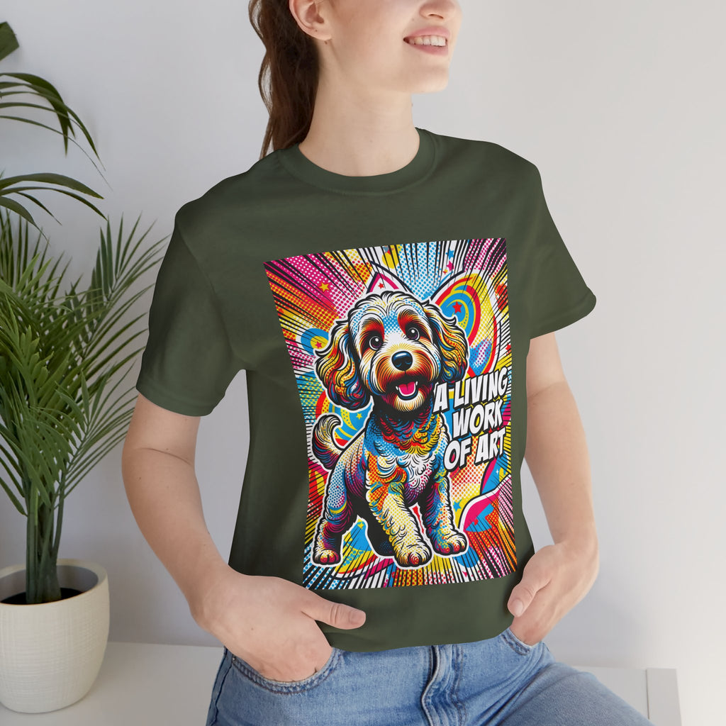 Schnoodle T Shirt | Living Work of Art Collection | Pop Art