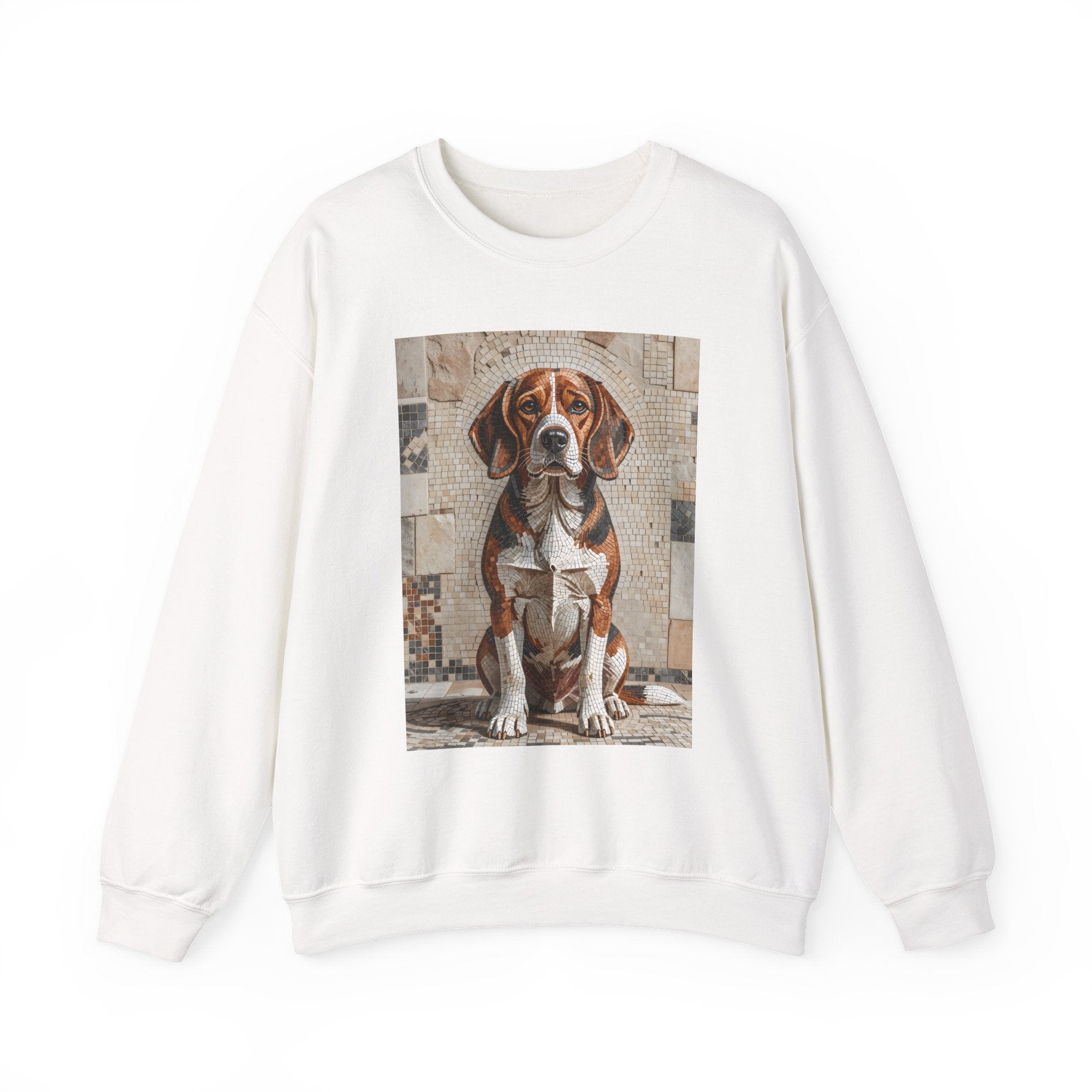 Beagle Sweatshirt | Living Work of Art Collection | Mosaic Style