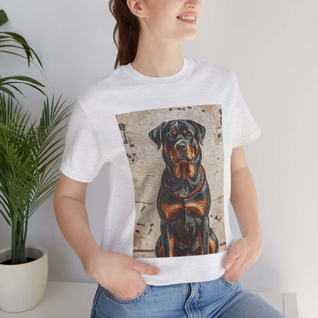 Rottweiler T Shirt | Living Work of Art Collection | Mosaic Style