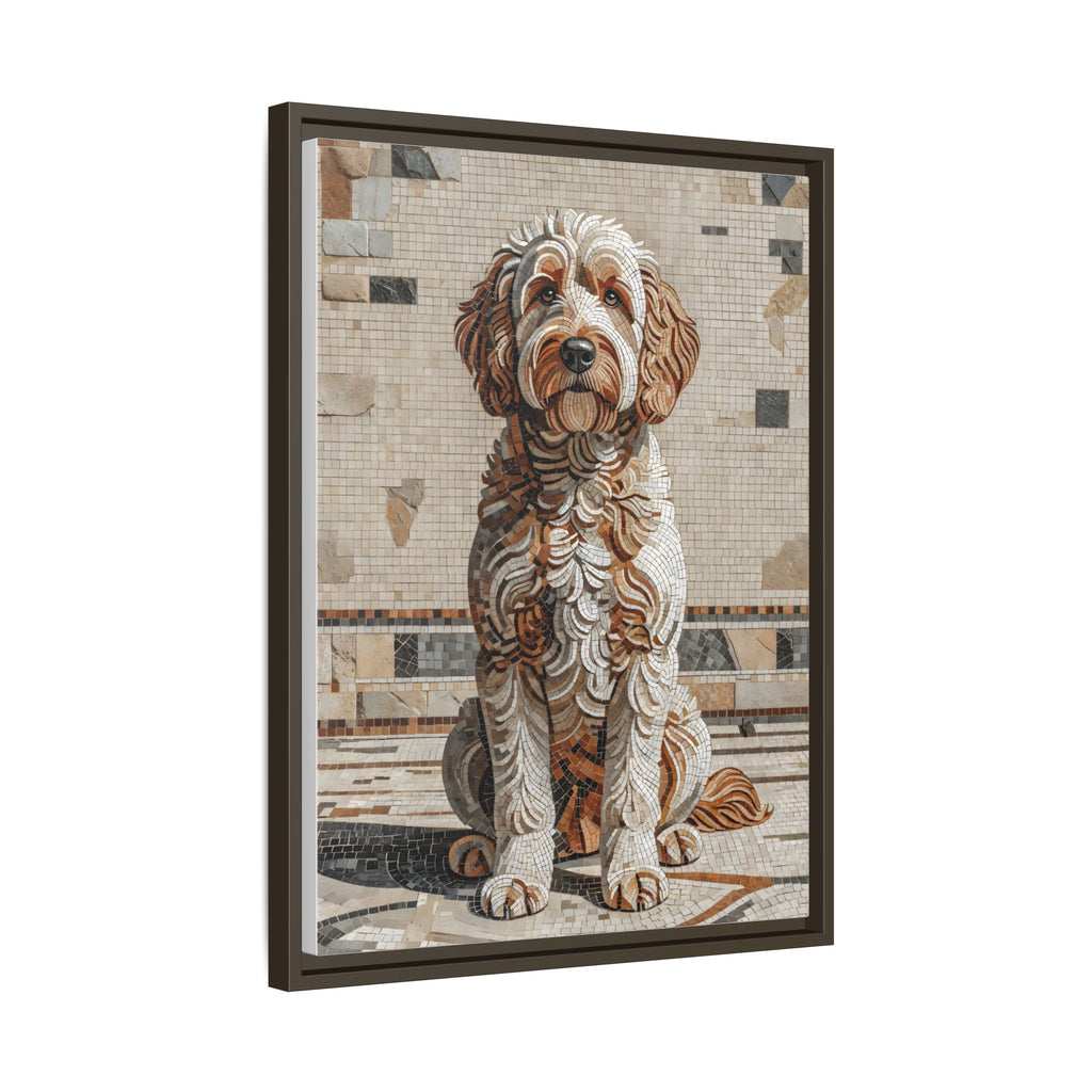 Labradoodle Canvas Wall Art | Living Work of Art Collection | Mosaic Style Print
