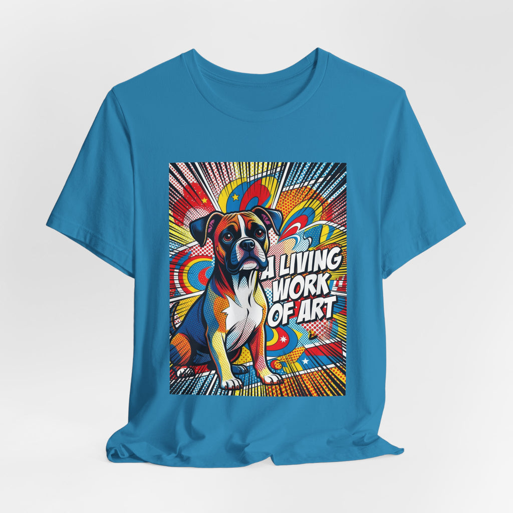 Boxer T Shirt | Living Work of Art Collection | Pop Art