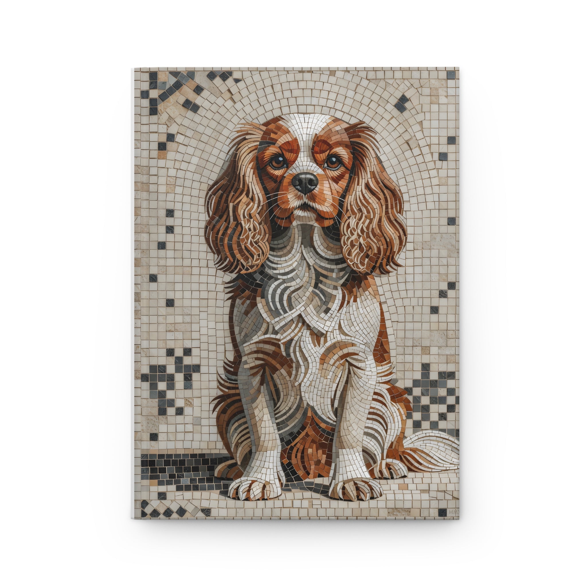 Cavalier King Charles Spaniel Notebook | Living Work of Art Collection | Mosaic Style