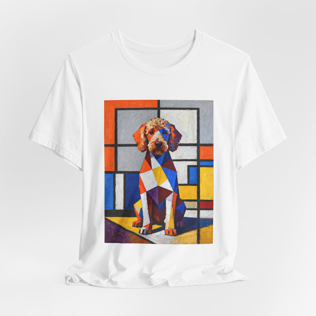Labradoodle T Shirt | Living Work of Art Collection | Cubist Style