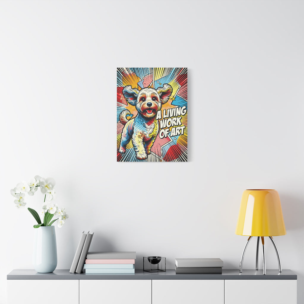 Cockapoo Canvas Wall Art | Living Work of Art Collection | Pop Art Print
