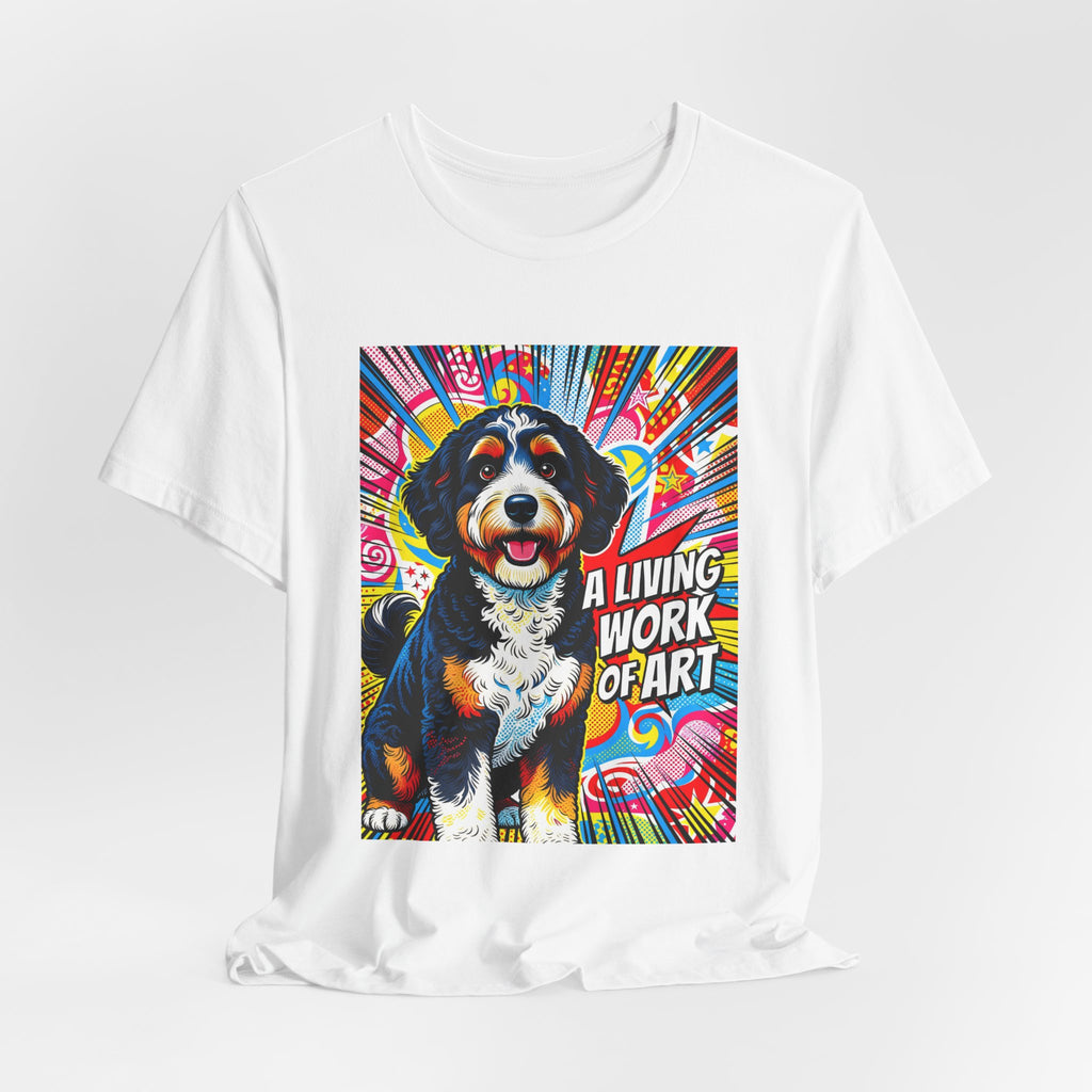 Bernedoodle T Shirt | Living Work of Art Collection | Pop Art