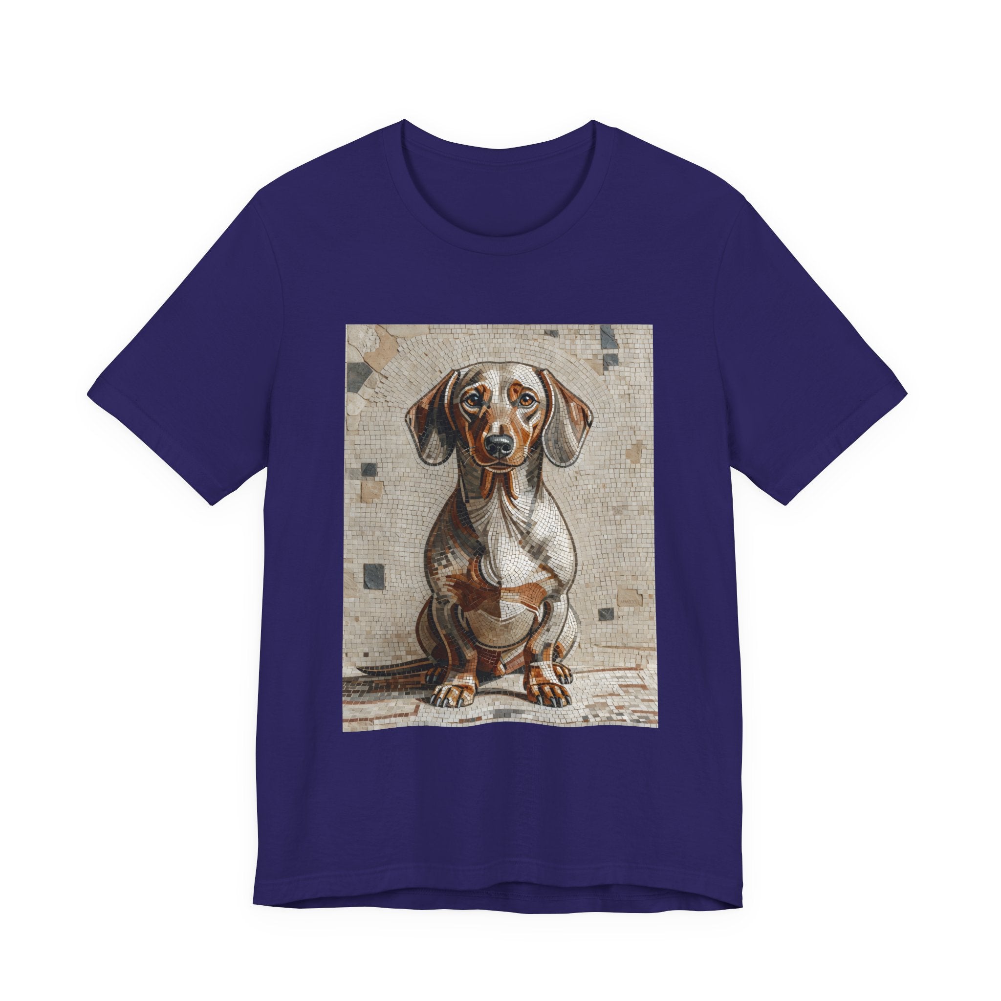 Dachshund T Shirt | Living Work of Art Collection | Mosaic Style