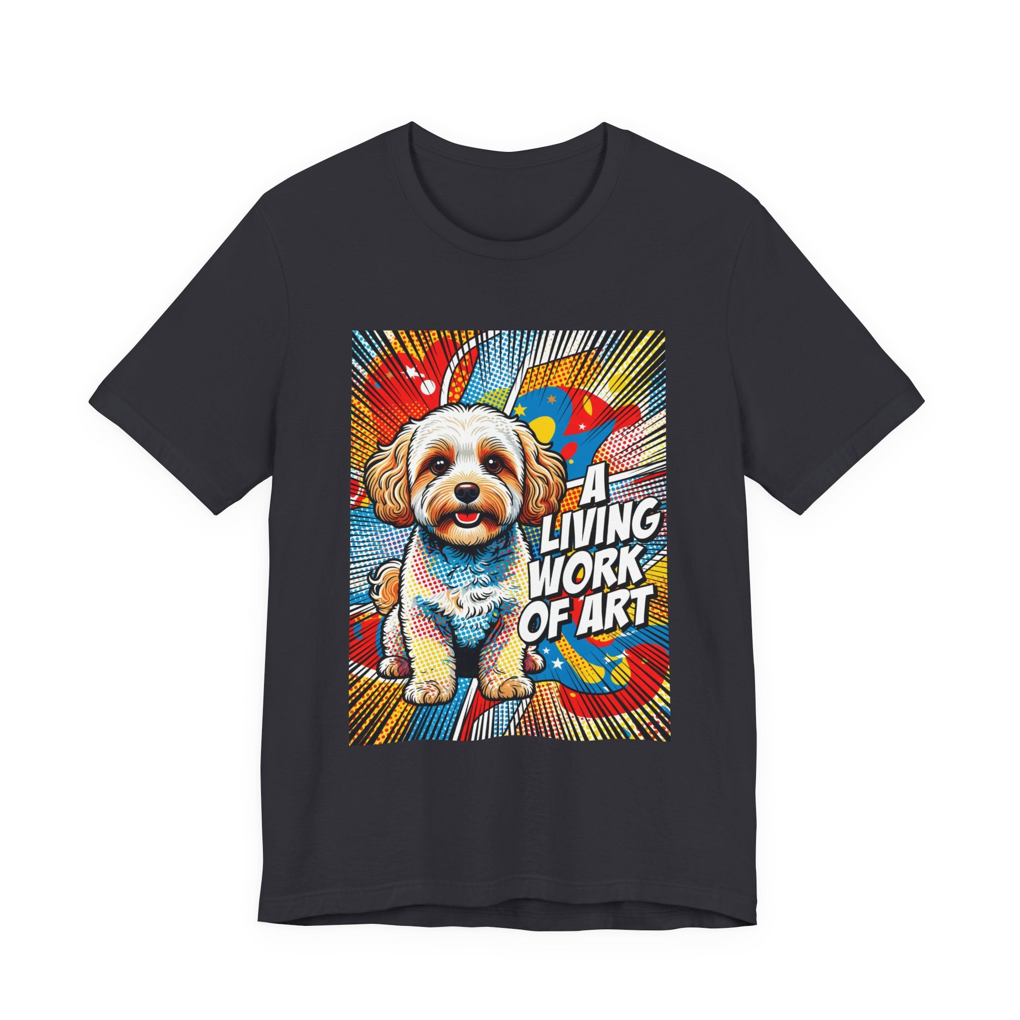 Maltipoo T Shirt | Living Work of Art Collection | Pop Art