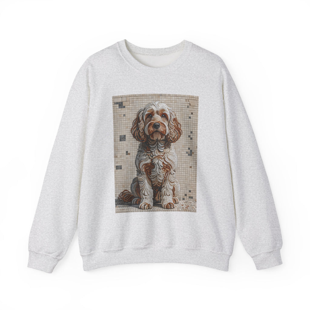 Cockapoo Sweatshirt | Living Work of Art Collection | Mosaic Style