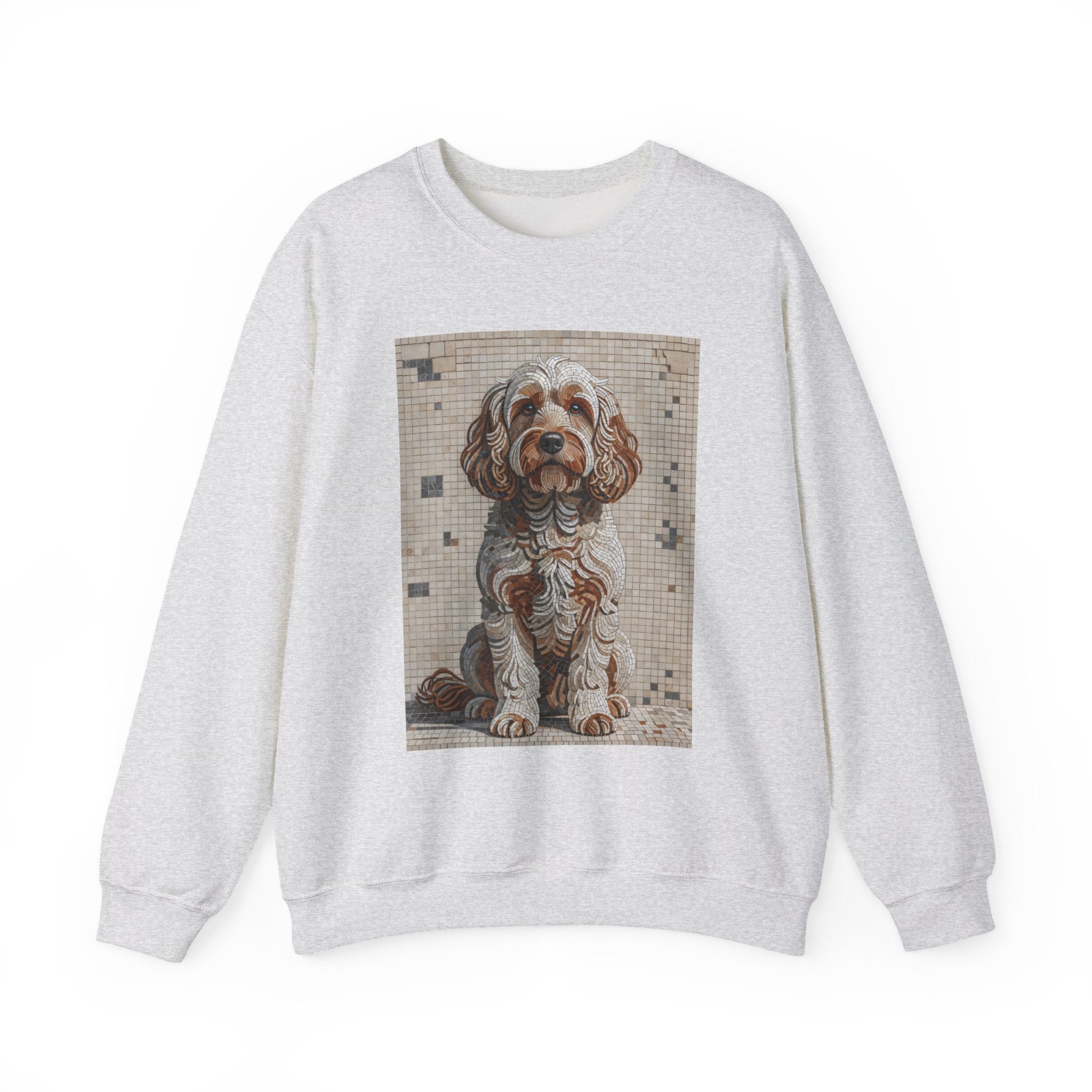 Cockapoo Sweatshirt | Living Work of Art Collection | Mosaic Style