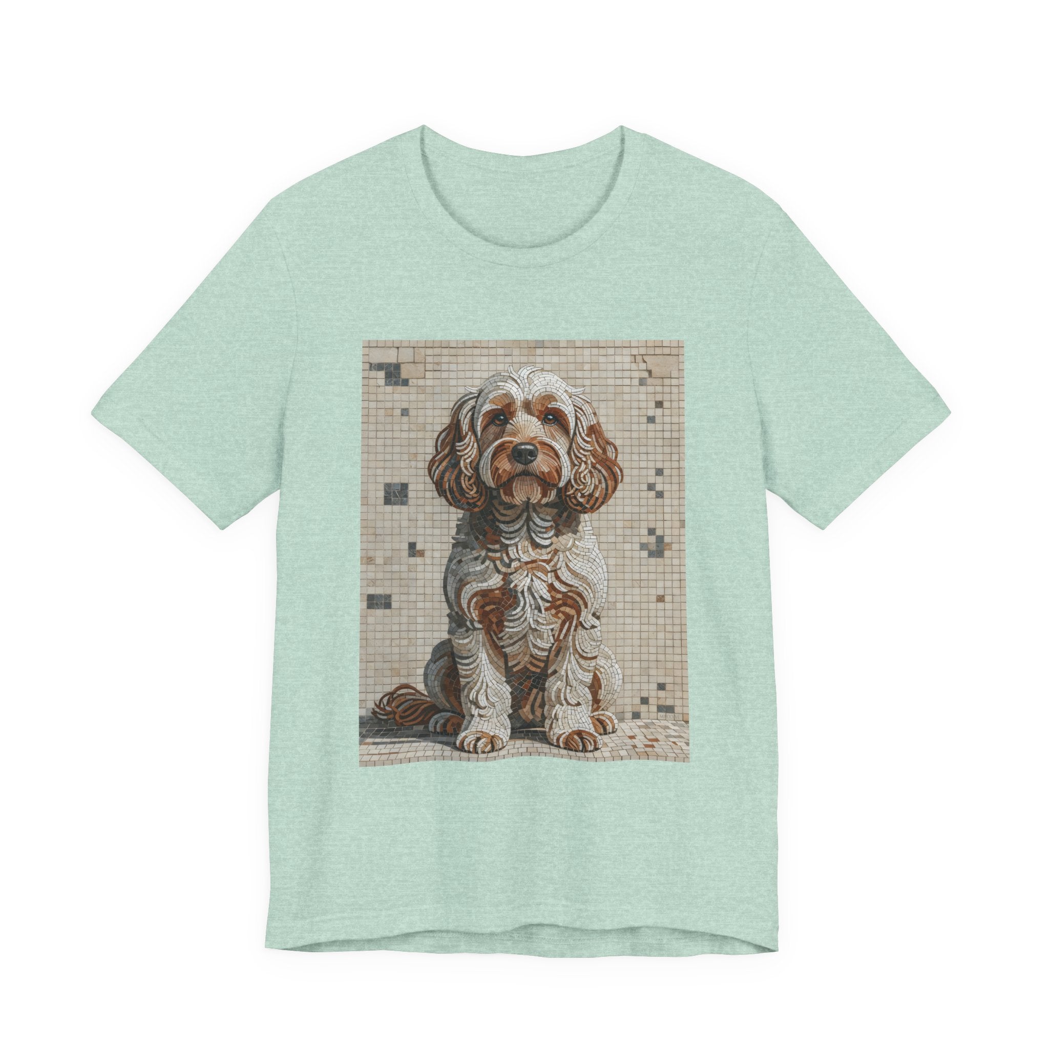 Cockapoo T Shirt | Living Work of Art Collection | Mosaic Style