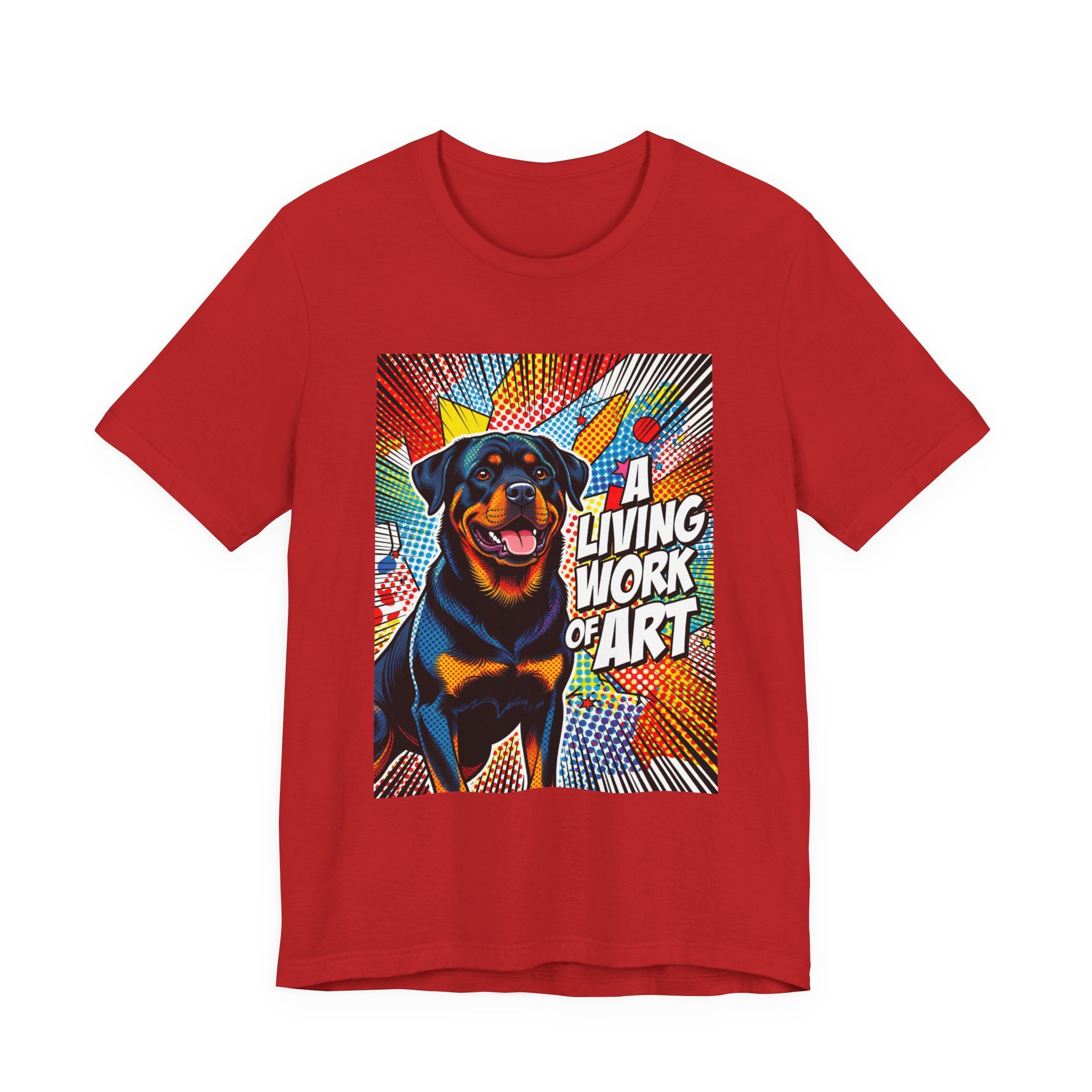 Rottweiler T Shirt | Living Work of Art Collection | Pop Art