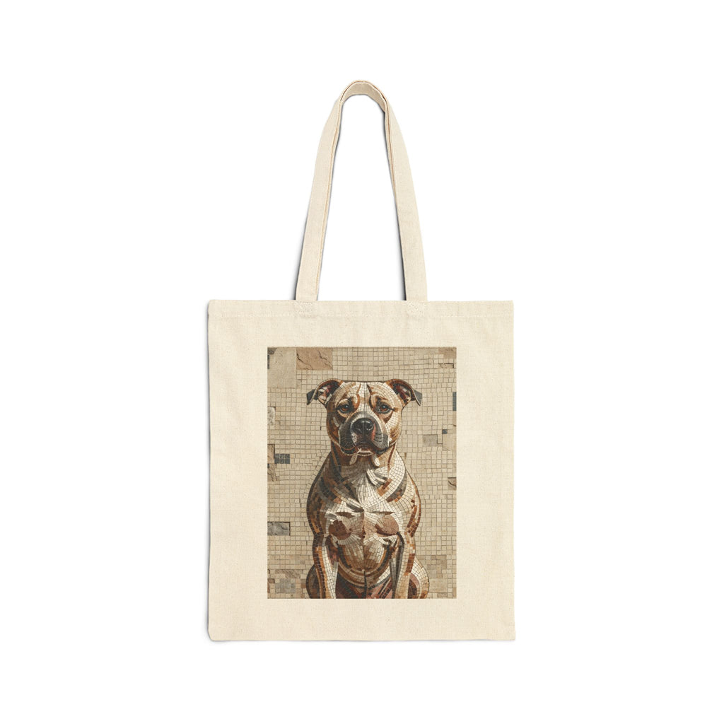 Staffordshire Bull Terrier  Tote Bag | Living Work of Art Collection | Mosaic Style
