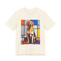 Golden Retriever T Shirt | Living Work of Art Collection | Cubist Style