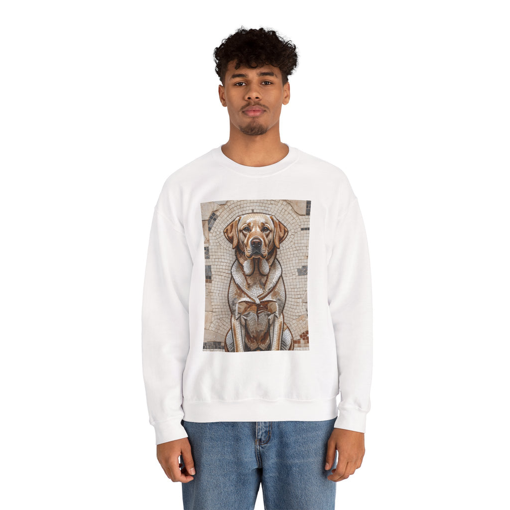 Labrador Retriever Sweatshirt | Living Work of Art Collection | Mosaic Style