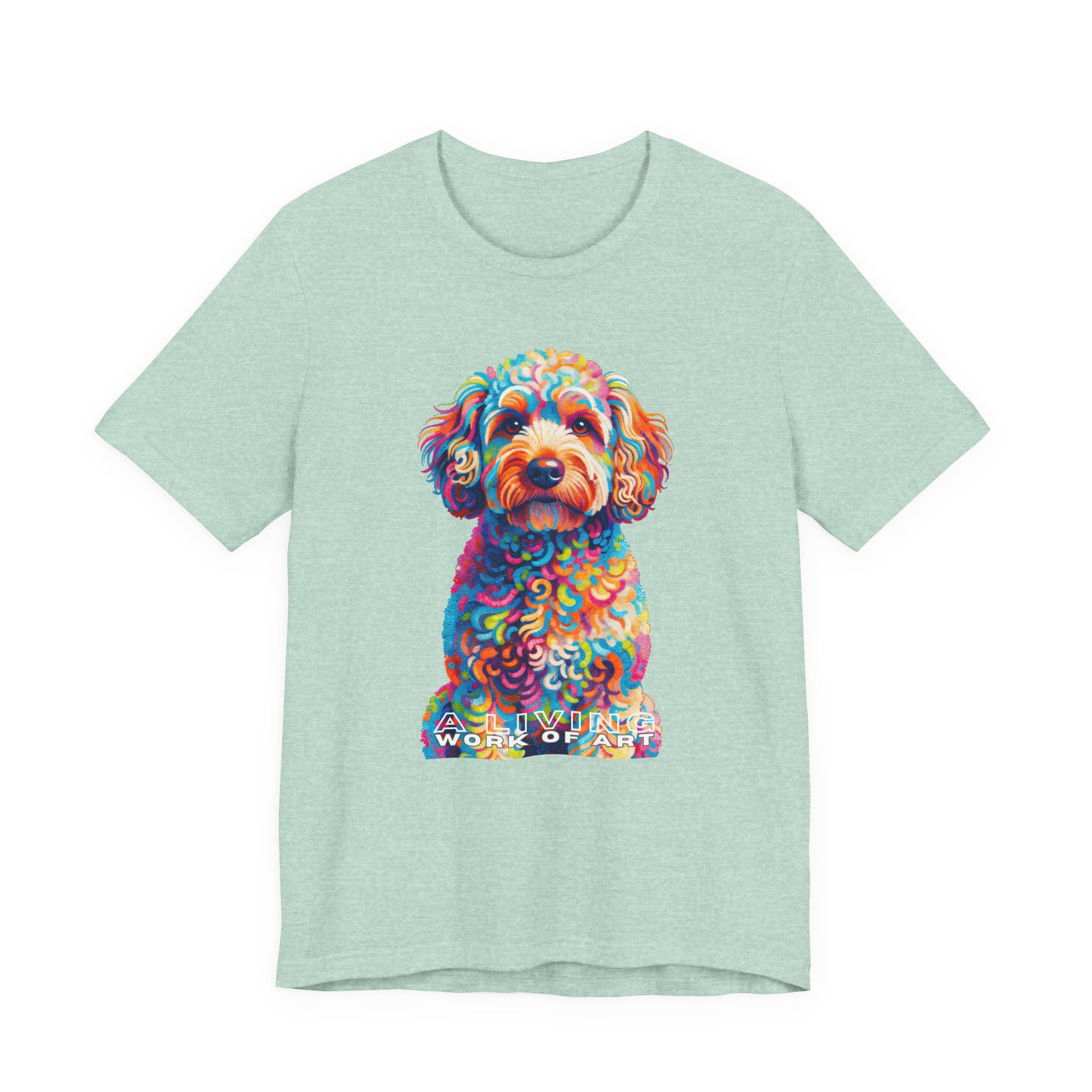 Schnoodle T Shirt | Living Work of Art Collection | Pointillism Style