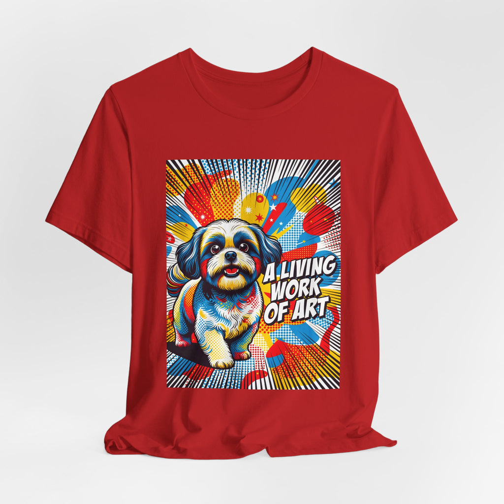 Shih Tzu T Shirt | Living Work of Art Collection | Pop Art