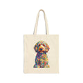 Goldendoodle Tote Bag | Living Work of Art Collection | Pointillism Style
