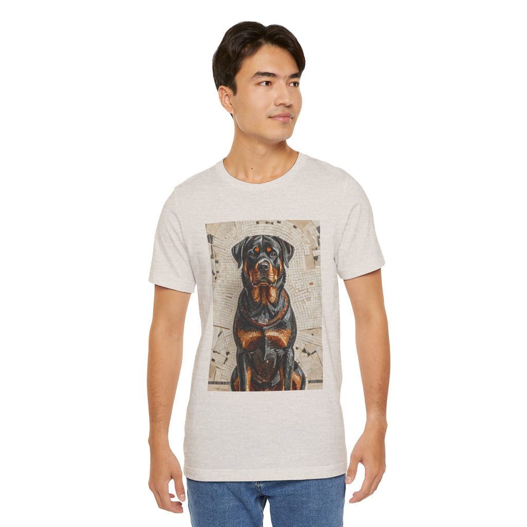 Rottweiler T Shirt | Living Work of Art Collection | Mosaic Style