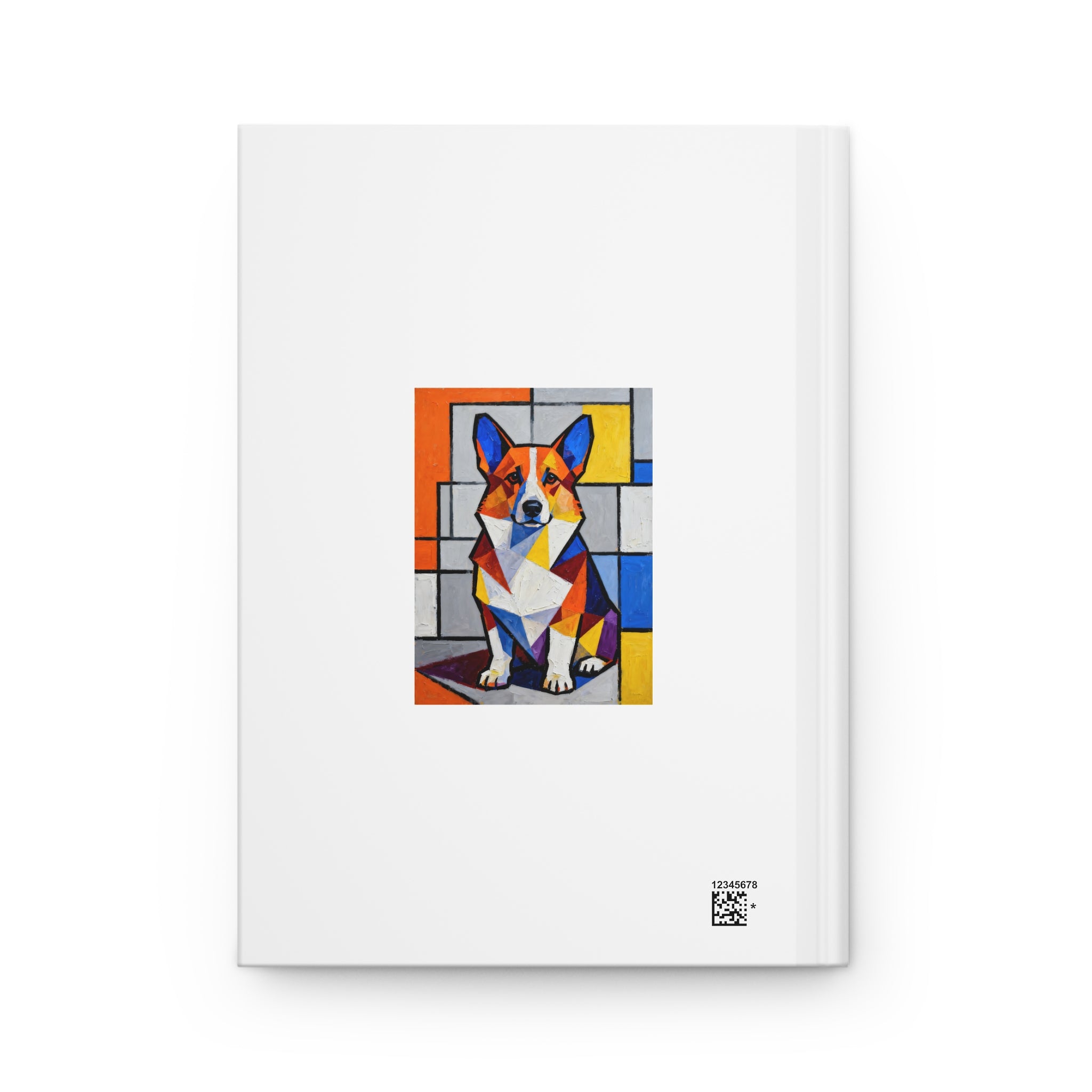Corgi Notebook | Living Work of Art Collection | Cubist Style