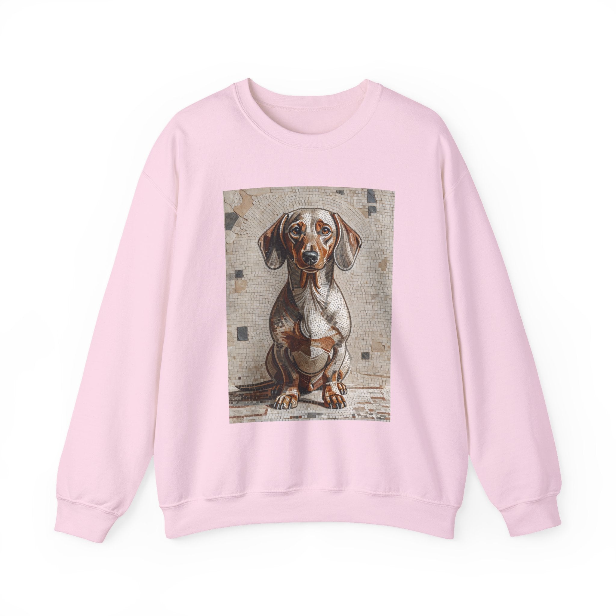Dachshund Sweatshirt | Living Work of Art Collection | Mosaic Style
