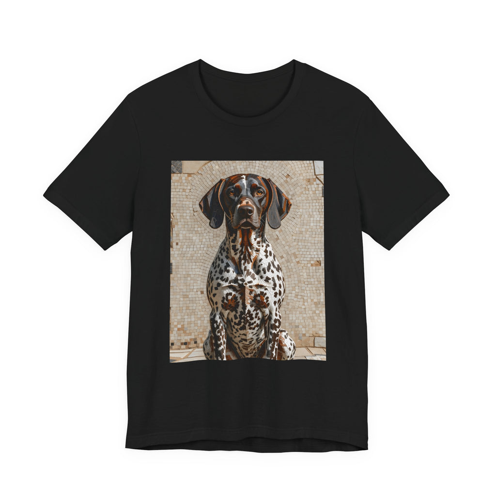 German Shorthaired Pointer T Shirt | Living Work of Art Collection | Mosaic Style