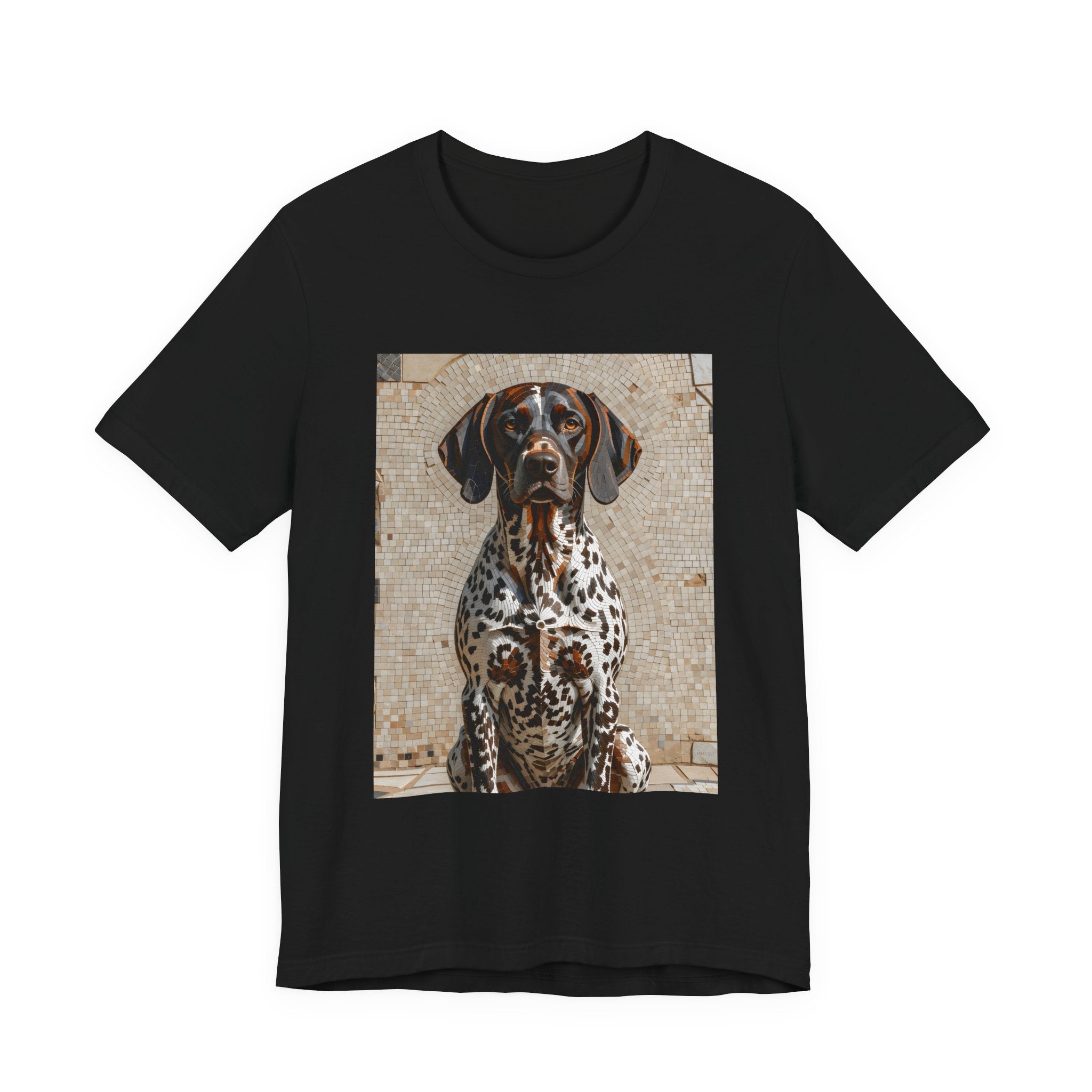 German Shorthaired Pointer T Shirt | Living Work of Art Collection | Mosaic Style