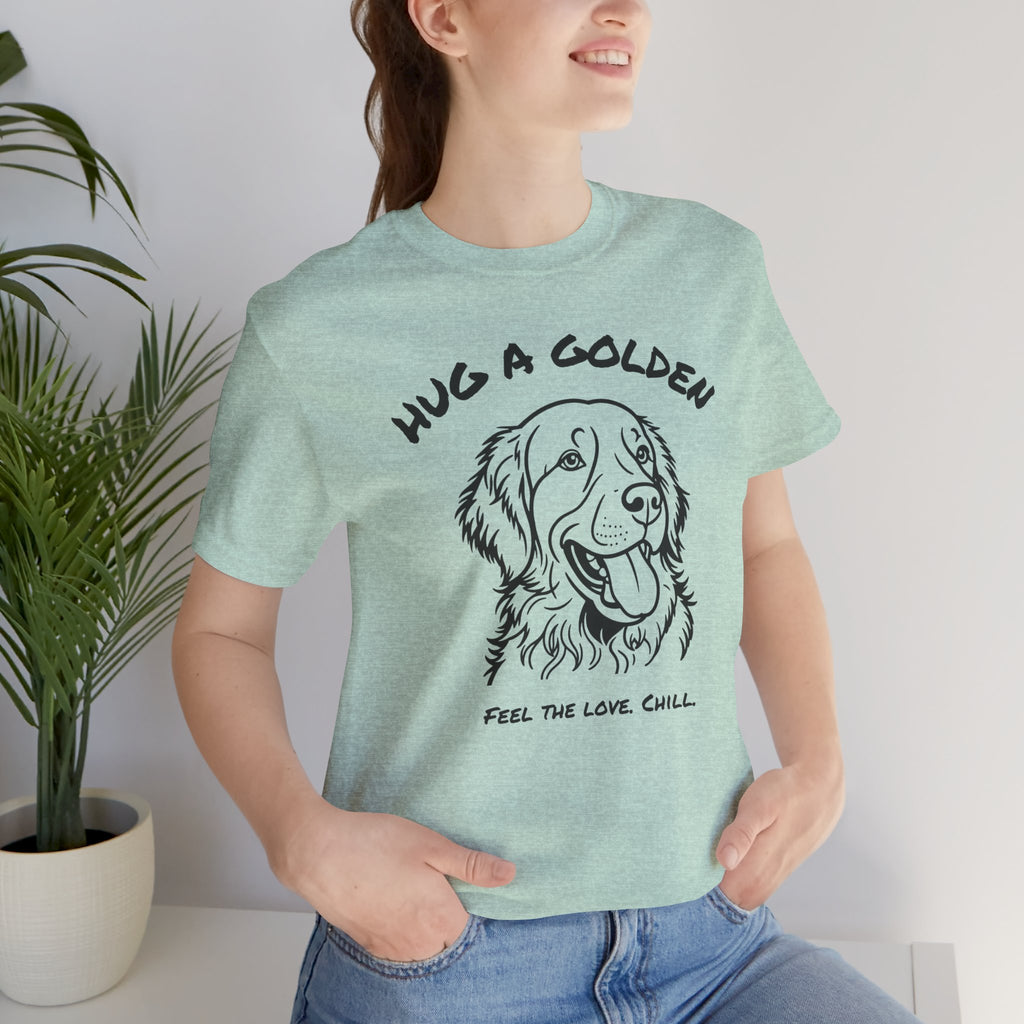 Golden Retriever T Shirt | Hug a Golden