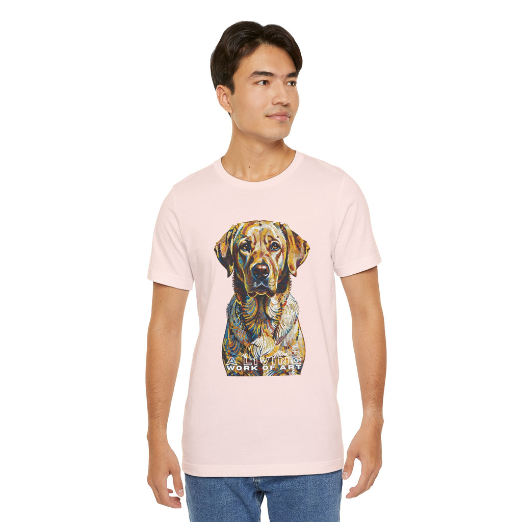 Labrador Retriever T Shirt | Living Work of Art Collection | Pointillism Style