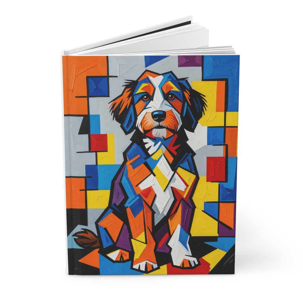 Bernedoodle Notebook | Living Work of Art Collection | Cubist Style