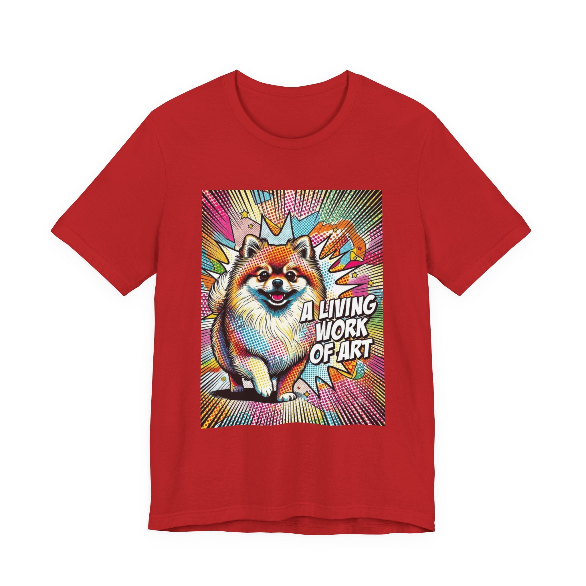 Pomeranien T Shirt | Living Work of Art Collection | Pop Art