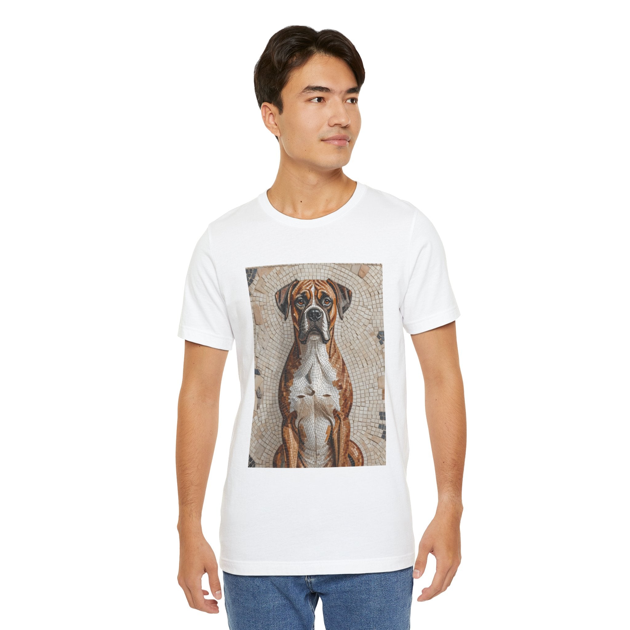 Boxer T Shirt | Living Work of Art Collection | Mosaic Style