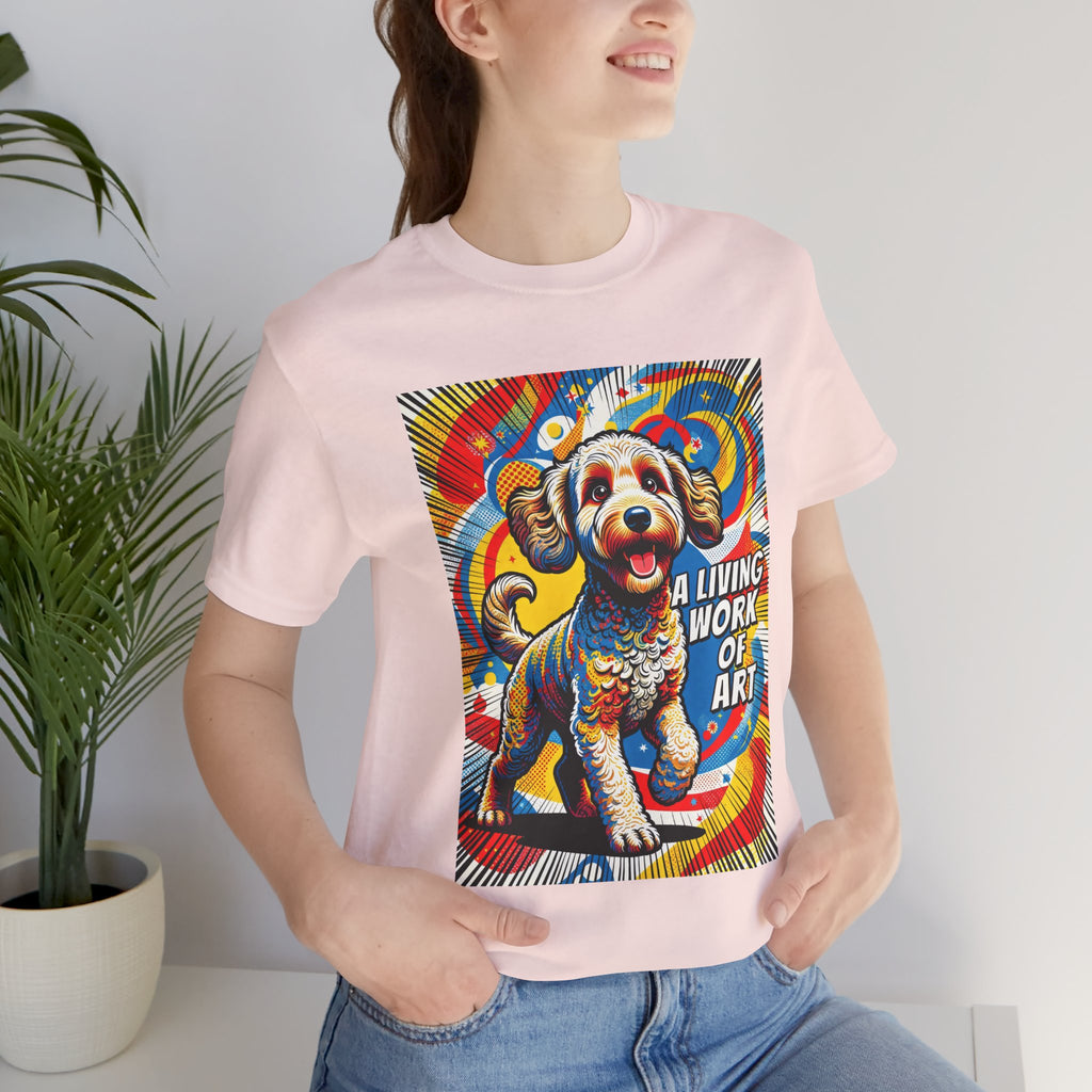 Labradoodle T Shirt | A Living Work of Art Collection | Pop Art