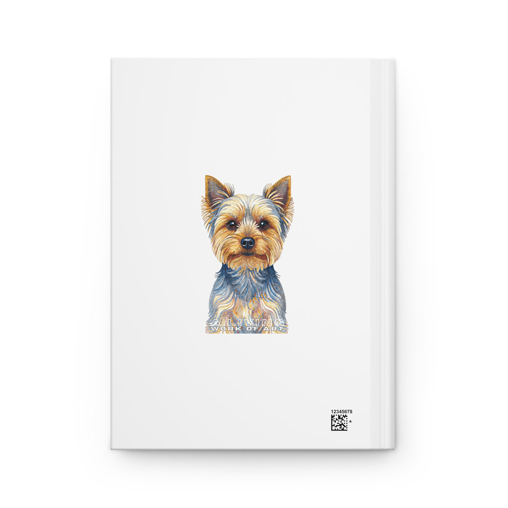 Yorkshire Terrier Notebook | Living Work of Art Collection | Pointillism Style