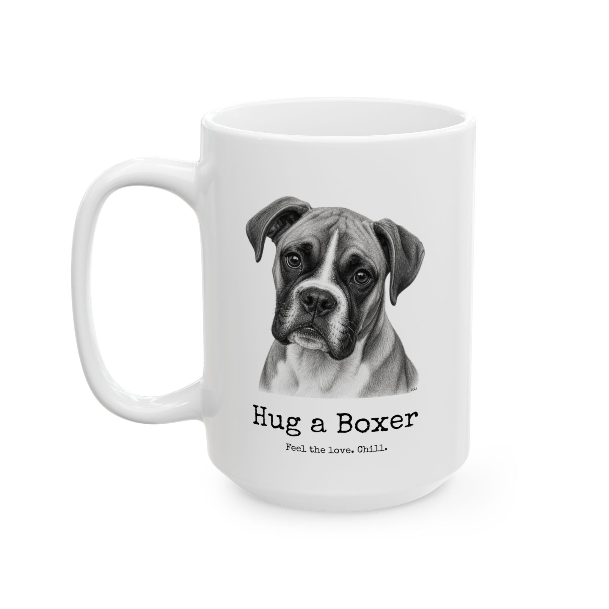 Boxer Coffee Mug | Hug a Boxer