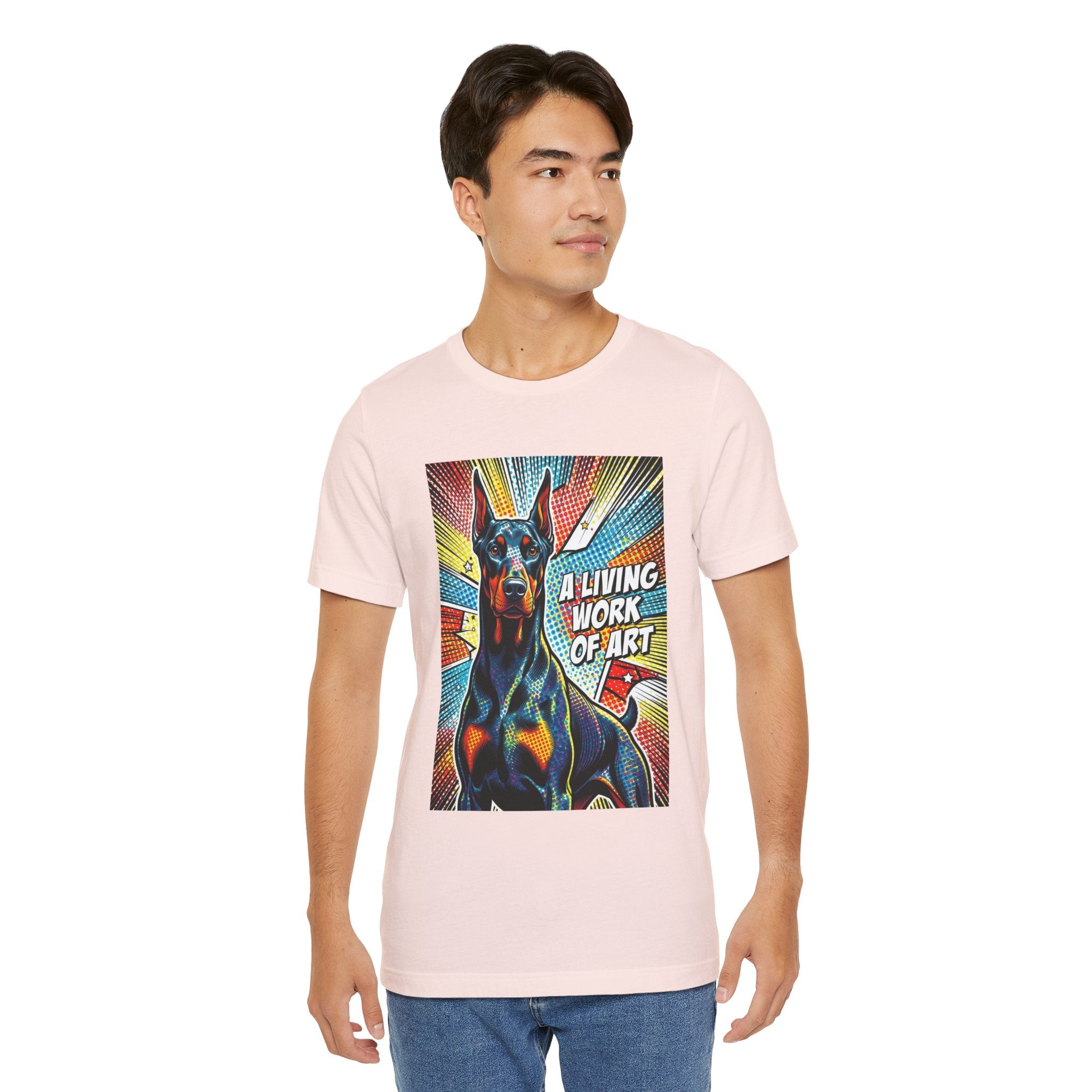 Doberman Pinscher T Shirt | Living Work of Art Collection | Pop Art