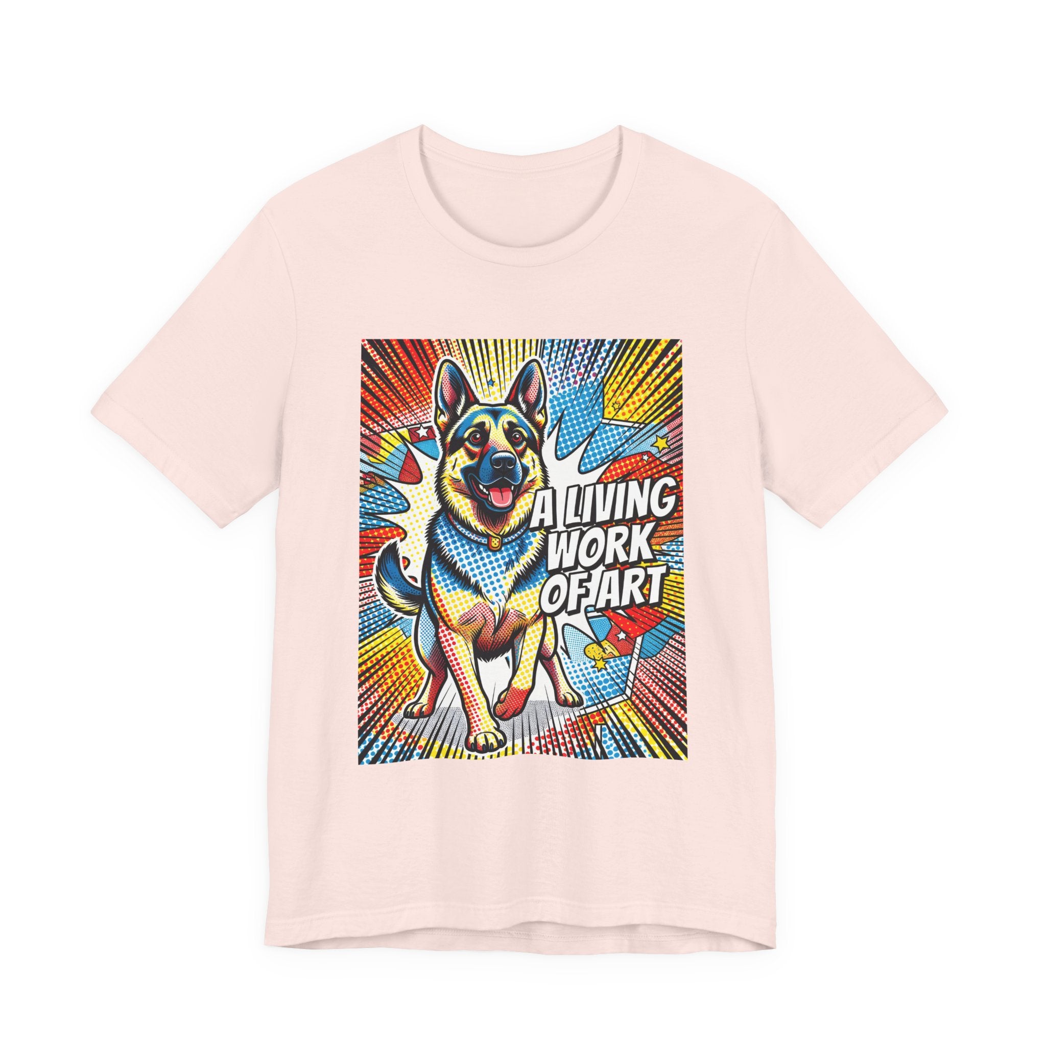 German Shepherd T Shirt | Living Work of Art Collection | Pop Art