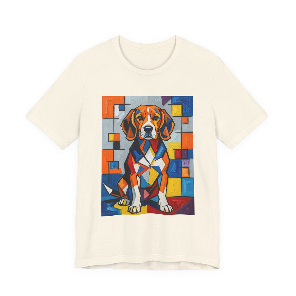 Beagle T Shirt | Living Work of Art Collection | Cubist Style