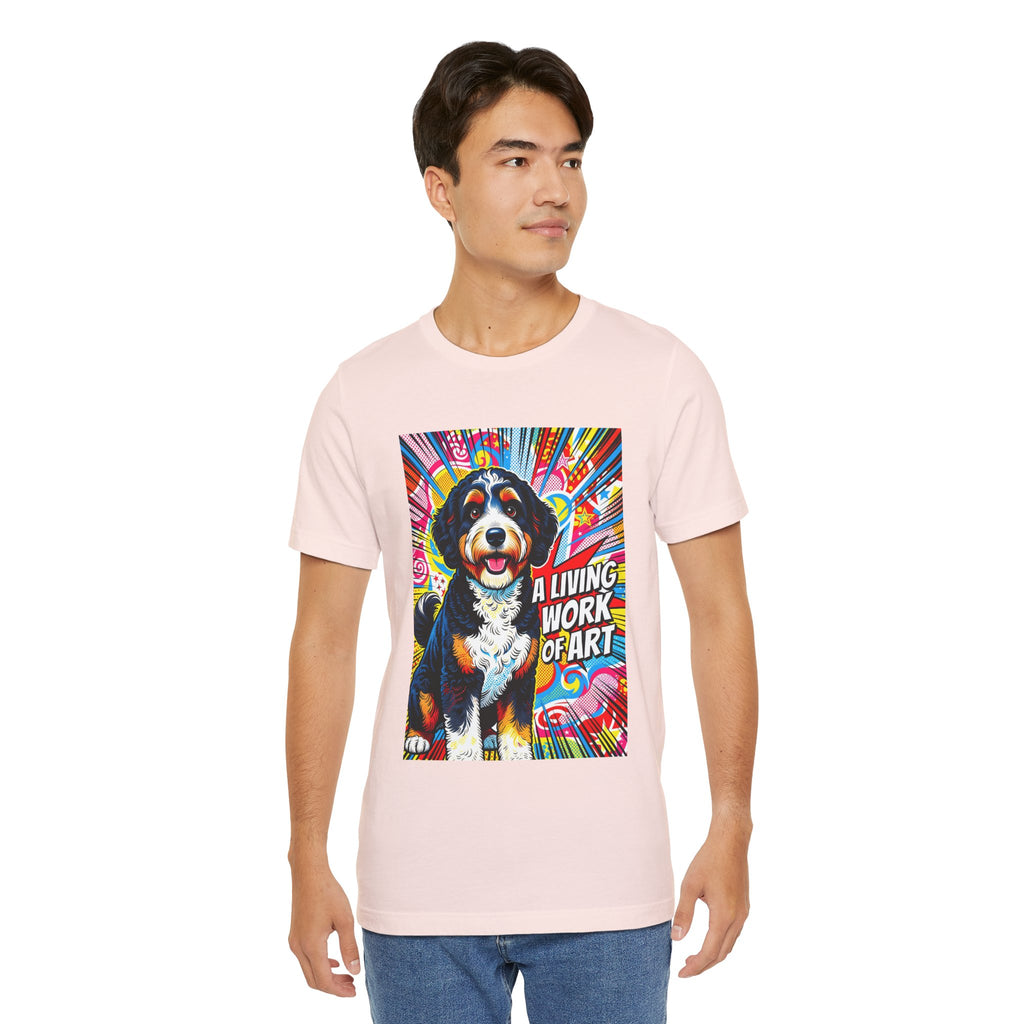 Bernedoodle T Shirt | Living Work of Art Collection | Pop Art