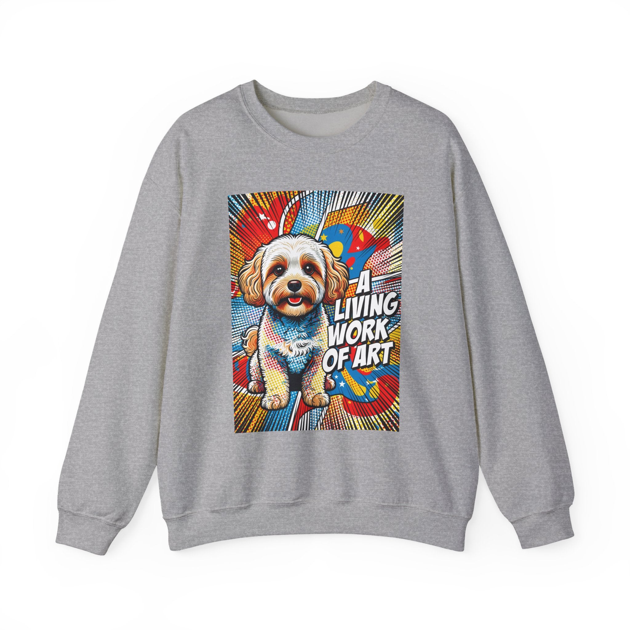 Maltipoo Sweatshirt | Living Work of Art Collection | Pop Art