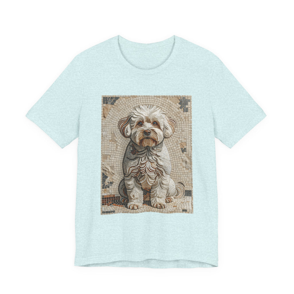 Bichon Frise T Shirt | Living Work of Art Collection | Mosaic Style